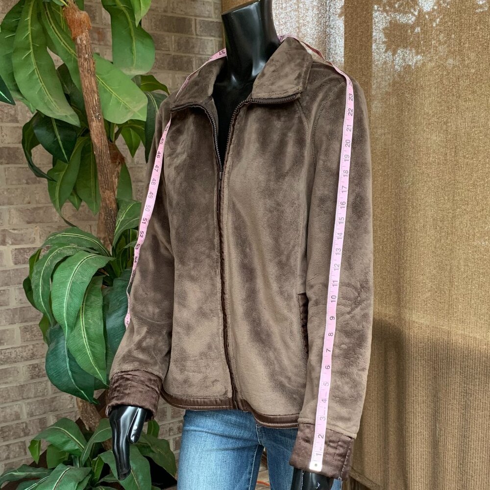 Pendleton Velour Satin Trim Jacket Sz L - Picture 12 of 16